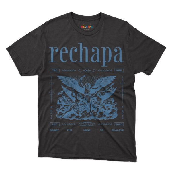 angel battleground tshirt - black/blue