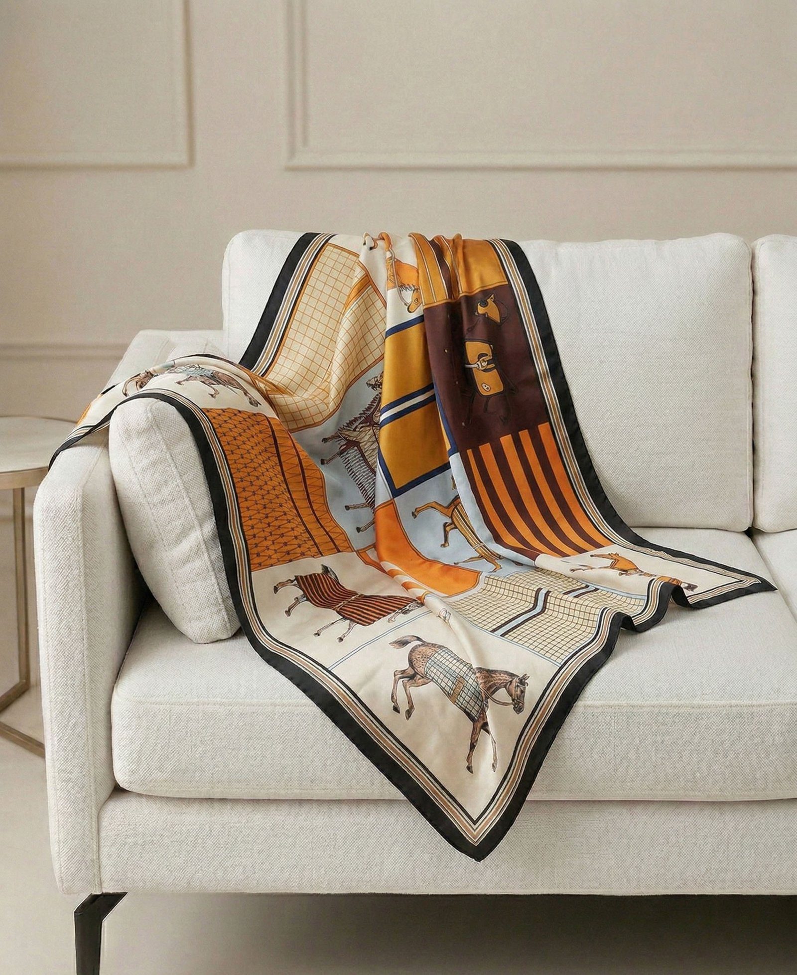My Girlfriend Shawl Silk Square Scarf - 110*110Cm - Image 2