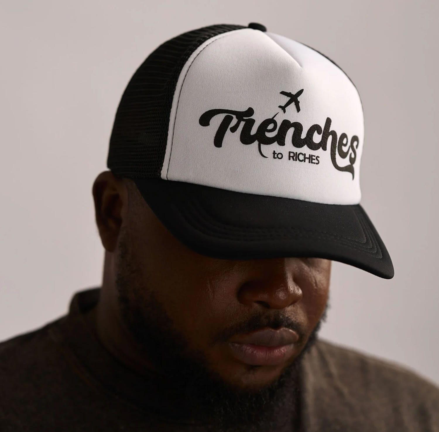Trenches to Riches 3D Puff Trucker Hat - Image 2