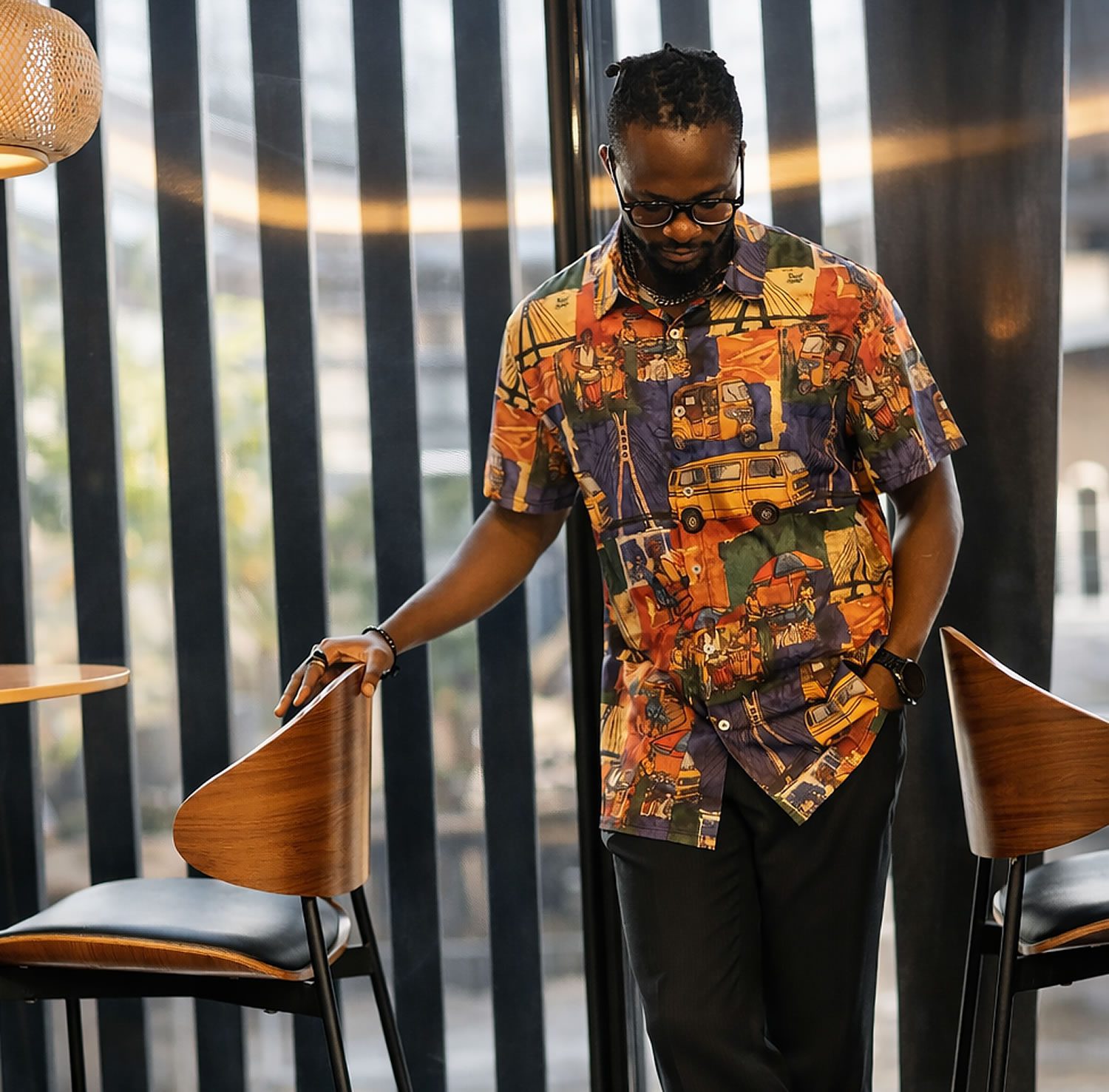 RTUTS Gidi Pattern Silk Shirt- Limited Edition