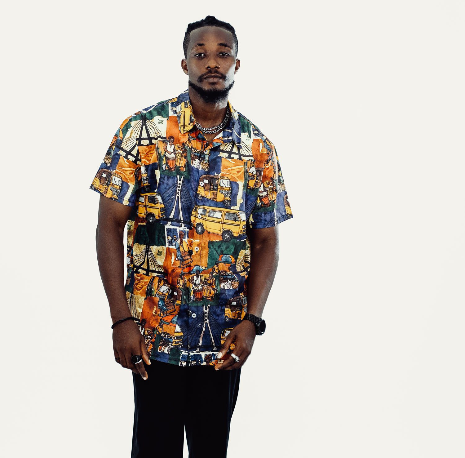 RTUTS Gidi Pattern Silk Shirt- Limited Edition - Image 3