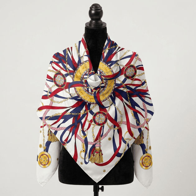 My Girlfriend Silk Scarf - 130*130Cm